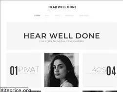 Sites similar to hearwelldone.org