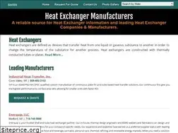 Sites similar to heatexchangermanufacturers.com