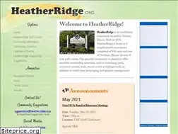 Sites similar to heatherridge.org