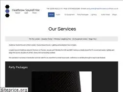Sites similar to heathrowsoundhire.co.uk