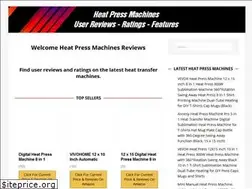 Sites similar to heatpressmachinesreviews.com