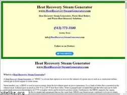 Sites similar to heatrecoverysteamgenerator.com