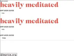 Sites similar to heavilymeditatedapp.com