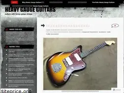 Sites similar to heavygaugeguitars.wordpress.com