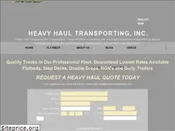 Sites similar to heavyhaultransporting.com