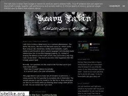 Sites similar to heavylatin.blogspot.com