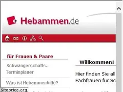 Sites similar to hebammen.de