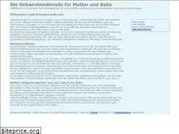 Sites similar to hebammendienste.de