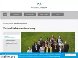 Sites similar to hebammenforschung.de