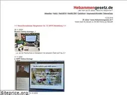 Sites similar to hebammengesetz.de