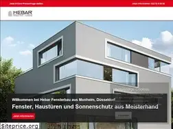 Sites similar to hebar-fensterbau.de