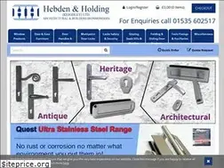 Sites similar to hebdenandholding.com