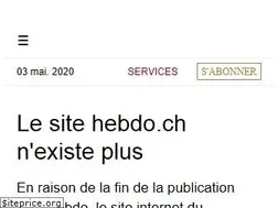 Sites similar to hebdo.ch