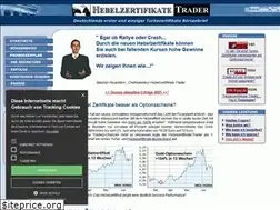 Sites similar to hebelzertifikate-trader.de