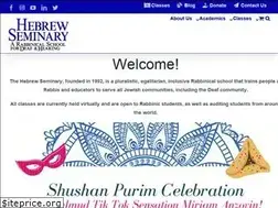 Sites similar to hebrewseminary.org