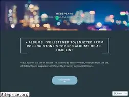 Sites similar to hebspeaks.wordpress.com