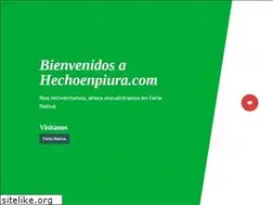 Sites similar to hechoenpiura.com