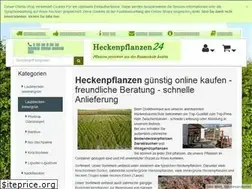 Sites similar to heckenpflanzen24.de