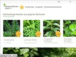Sites similar to heckenpflanzentotal.de
