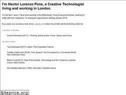 Sites similar to hectorlorenzo.me