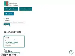 Sites similar to hedbergpubliclibrary.org