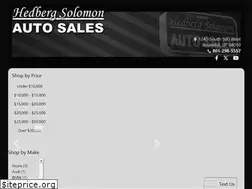Sites similar to hedbergsolomonauto.com