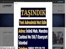 Sites similar to hedeflojistik.com.tr