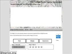 Sites similar to hedgefundnamegenerator.com