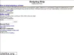 Sites similar to hedgehoghelp.co.uk