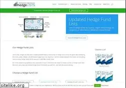 Sites similar to hedgelists.com