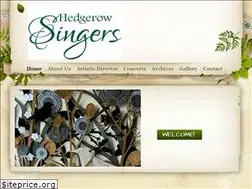 Sites similar to hedgerowsingers.com