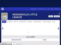 Sites similar to hedgesvillelittleleague.com