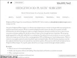 Sites similar to hedgewoodplasticsurgery.com