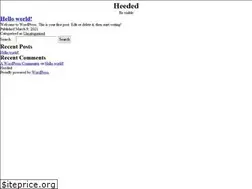 Sites similar to heeded.co