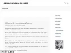 Sites similar to heemkundekringrosmeer.be