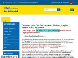 Sites similar to heep-geruesthandel.de