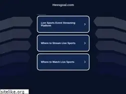 Sites similar to heesgoal.com