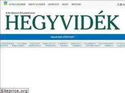 Sites similar to hegyvidekujsag.hu