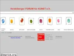 Sites similar to heidelberger-forum-fuer-kunst.de