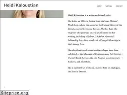 Sites similar to heidikaloustian.com