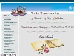 Sites similar to heidis-rezeptsammlung.de
