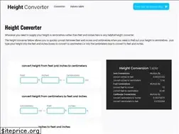 Sites similar to height-converter.com