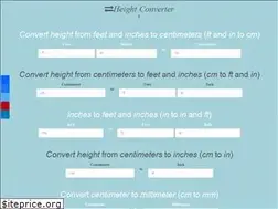 Sites similar to heightconverter.net