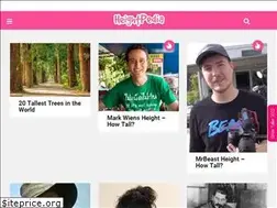 Sites similar to heightpedia.com