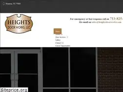 Sites similar to heightsdoorworks.com