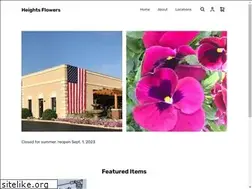 Sites similar to heightsflowers.com