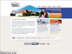 Sites similar to heightsroofing.com