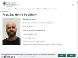 Sites similar to heikopaulheim.com