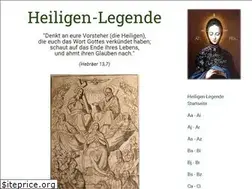 Sites similar to heiligen-legende.de