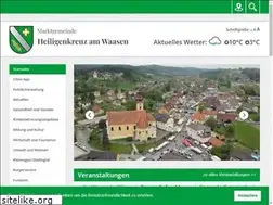 Sites similar to heiligenkreuz-waasen.gv.at